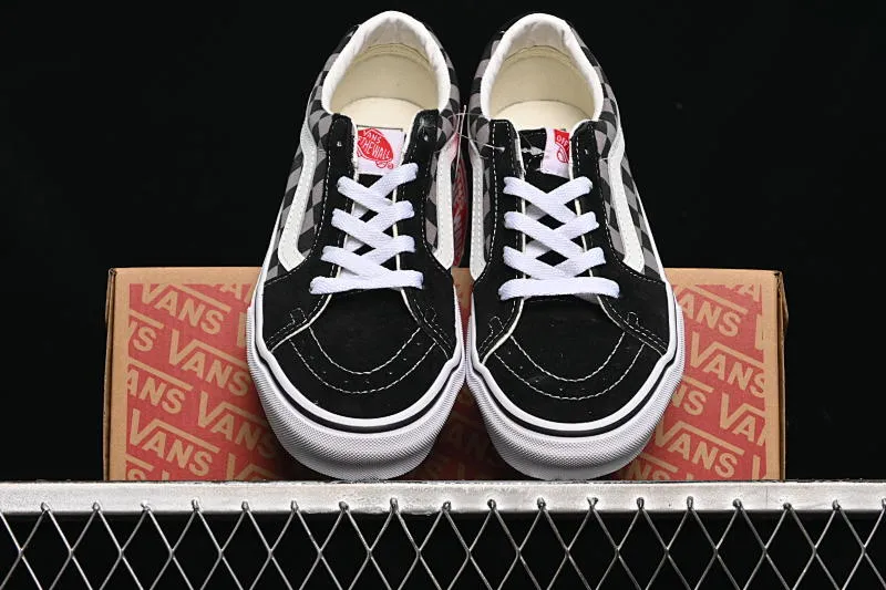 All categories Vans Vans series Vans Low Vans low-top Vans Sk8-Low Vans checkerboard anti-slip casual skateboard shoes VN0006GYBLK